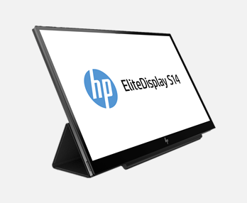 惠普（HP）S14 14英寸IPS便携式显示器全高清窄边框Type-C接口 显示屏 黑色
