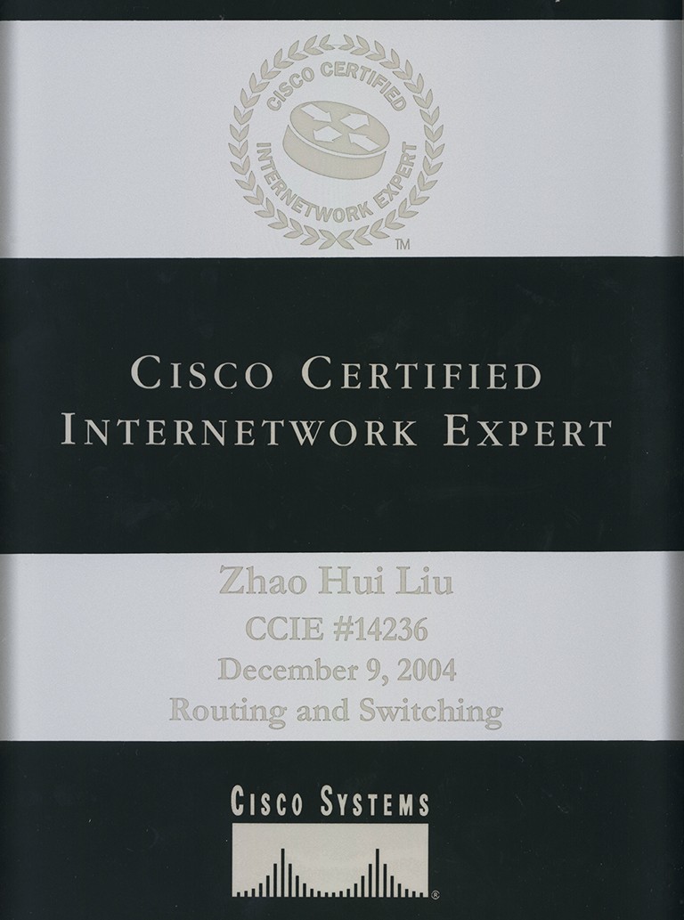 CISCO证书